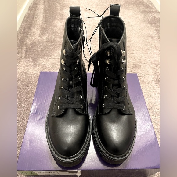 Shoes - Black Madden Girl Combat Boots